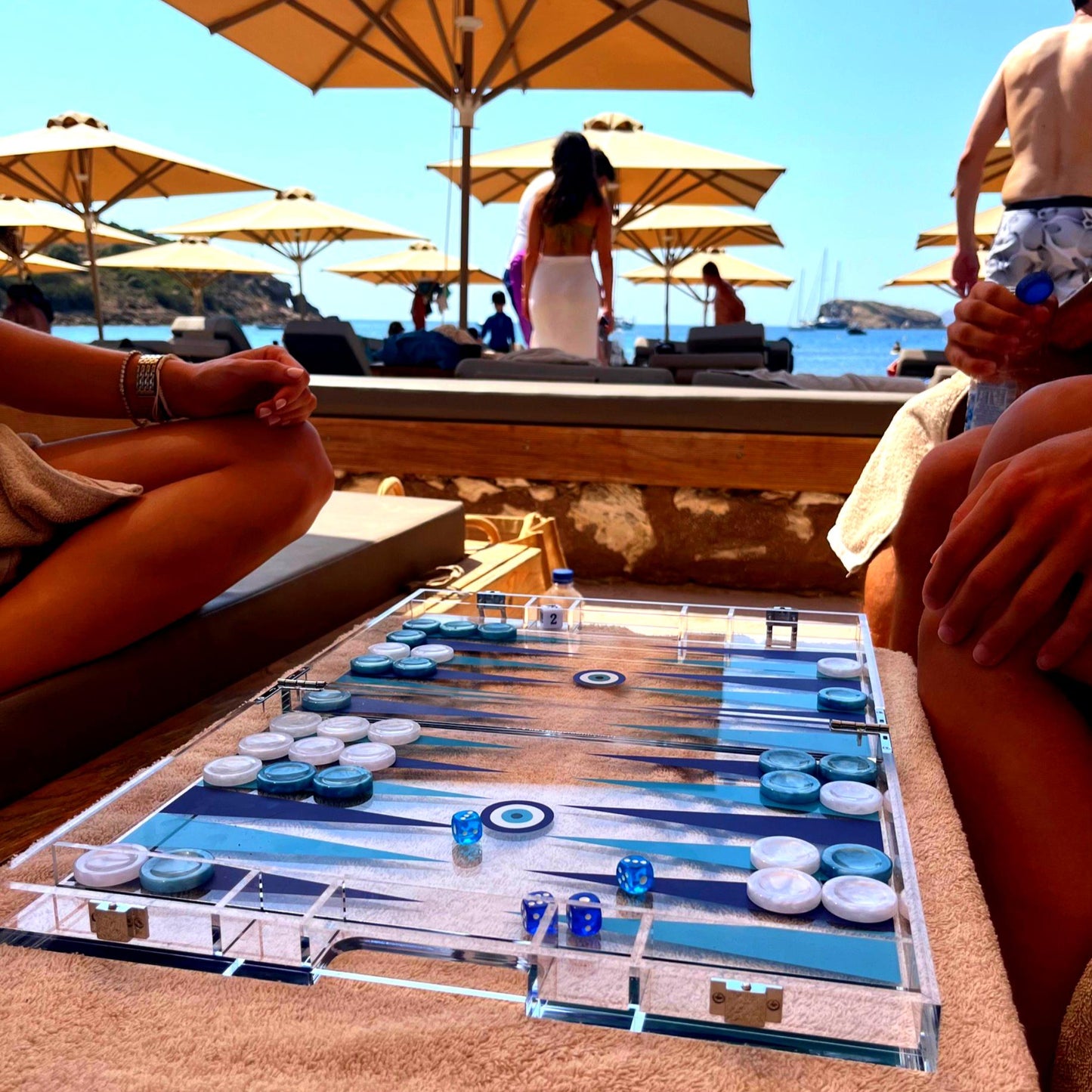 DELUXE BACKGAMMON SET