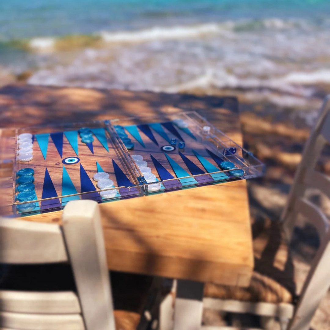 DELUXE BACKGAMMON SET